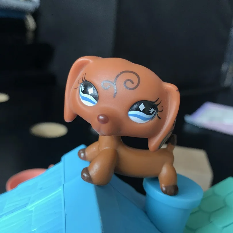 Игрушка редкая Pet Shop собаки породы такса 12 стилей Выбор щенка коллекция игрушка