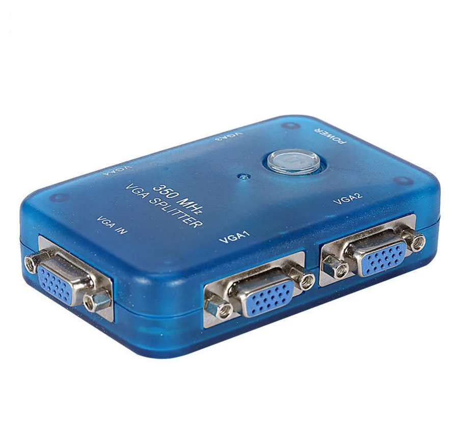 MT-VIKI 350Mhz 4 Port VGA Video Splitter Distributor I input to Output 1 PC computer monitors Maituo 3504A | Электроника