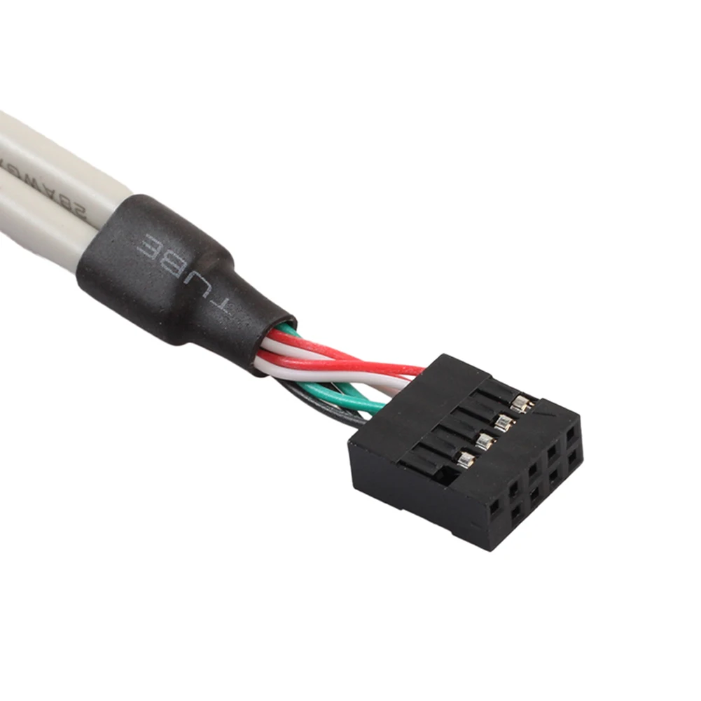 9 контактный разъем адаптер 30 см с женским на два порта USB 2 0 Женский кабель для