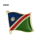 Флаг Намибии Chapas Metalicas Decorativas Vinatage броши для мужчинженщин 10 шт KS-0135