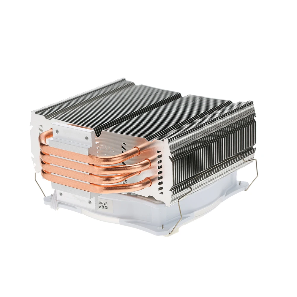 SOPLAY cpu Cooler 4pin 120 мм вентилятор кулер синий светодиодный RGB вентилятор ПК для Intel LGA 115X AMD все серии охлаждения процессора вентилятор радиатора
