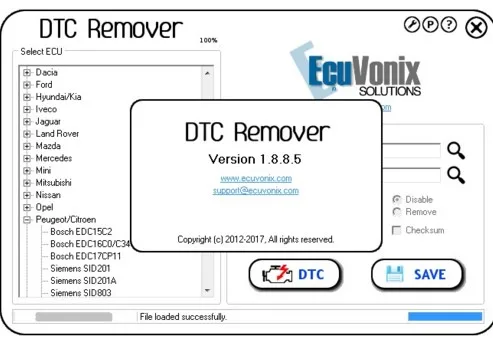 Новый полный пакет EcuVonix (DTC Remover 1.8.8.5 + IMMO Универсальное декодирование 4 5 EDC17 Checksum Calc