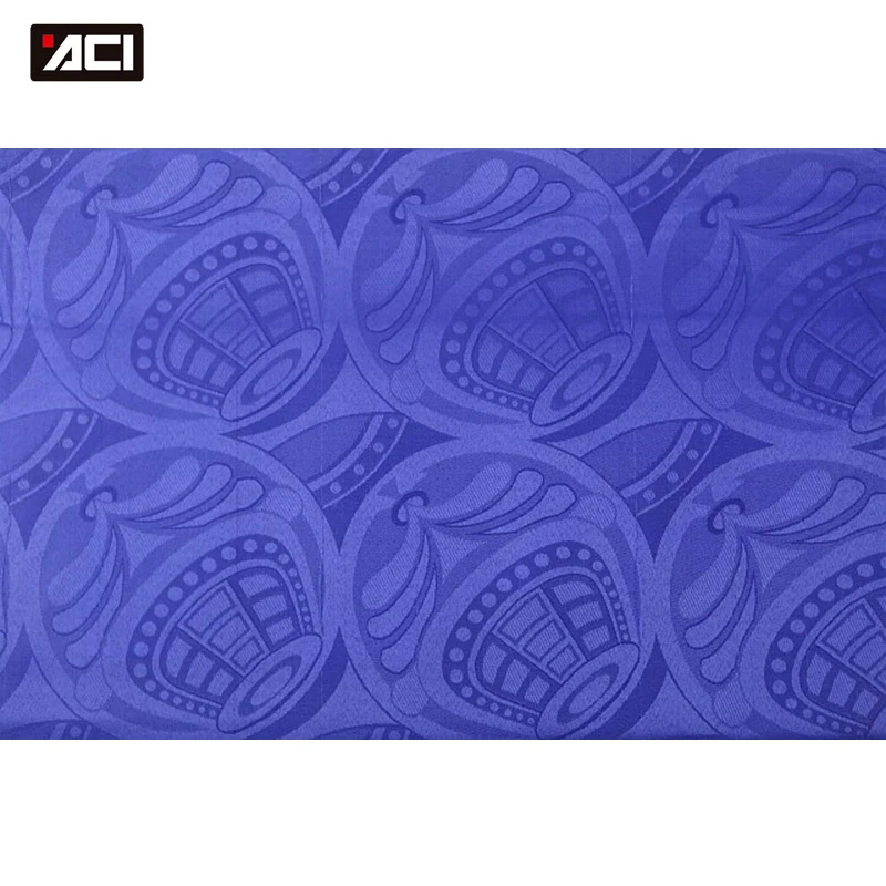 ACI морская парча африканская Анкара ткань Riche Bazin Getzner 10 ярдов/шт Tissu Нигерия Shadda дамасский жаккард ткань