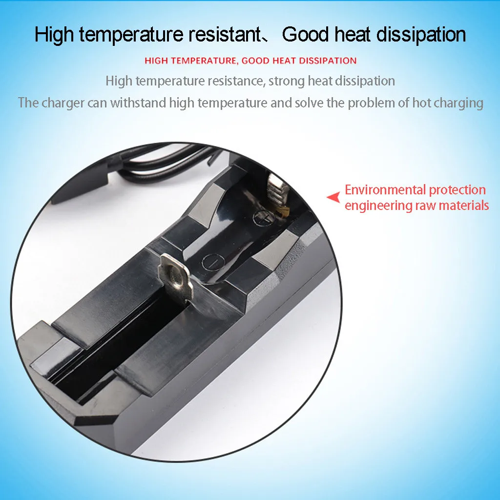 Universal Battery Charger for Rechargeable Batteries 10440 18350 18650 16340