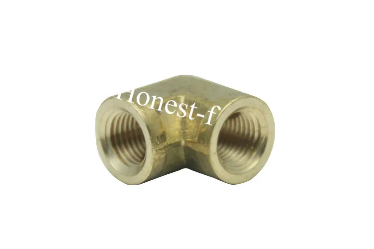 

Lead Free Brass Pipe Fitting 90 Deg 1/4" Female NPT Elbow Air Fuel
