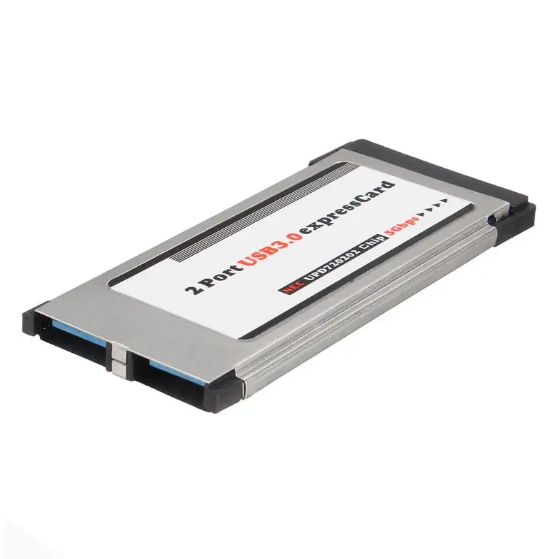 Двойной 2 порта USB 3,0 Express Card 34 мм слот Express Card PCMCIA конвертер скрытый адаптер для ноутбука ноутбук