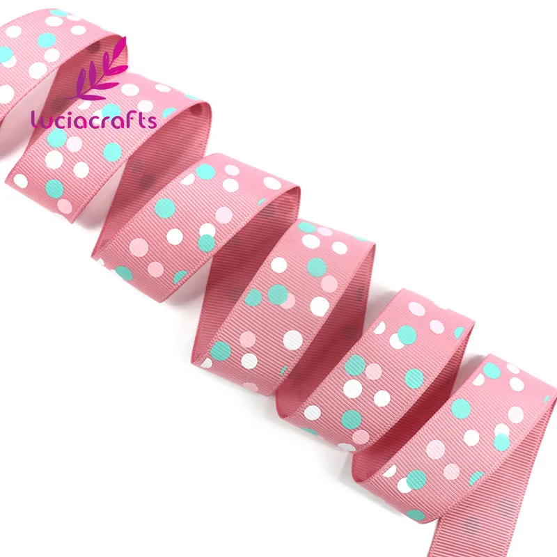Ленты в горошек Lucia crafts 25 мм для упаковки волос аксессуары одежды материалы