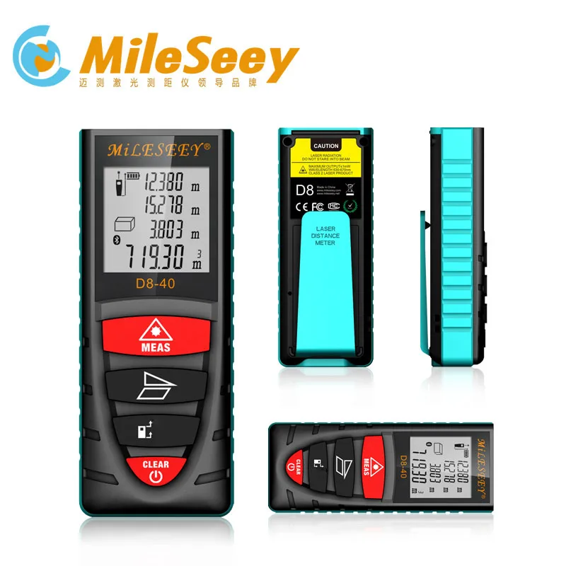 Лазерный дальномер Mileseey D8 Ручной цифровой измеритель расстояния уличный