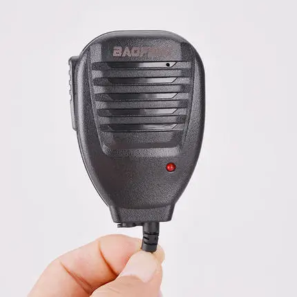 2pcs Handheld Microphone waterproof Speaker for BAOFENG UV-9R plus Walkie Talkie PPT Microphone Baofeng BF-A58 uv9R plus BF-9700