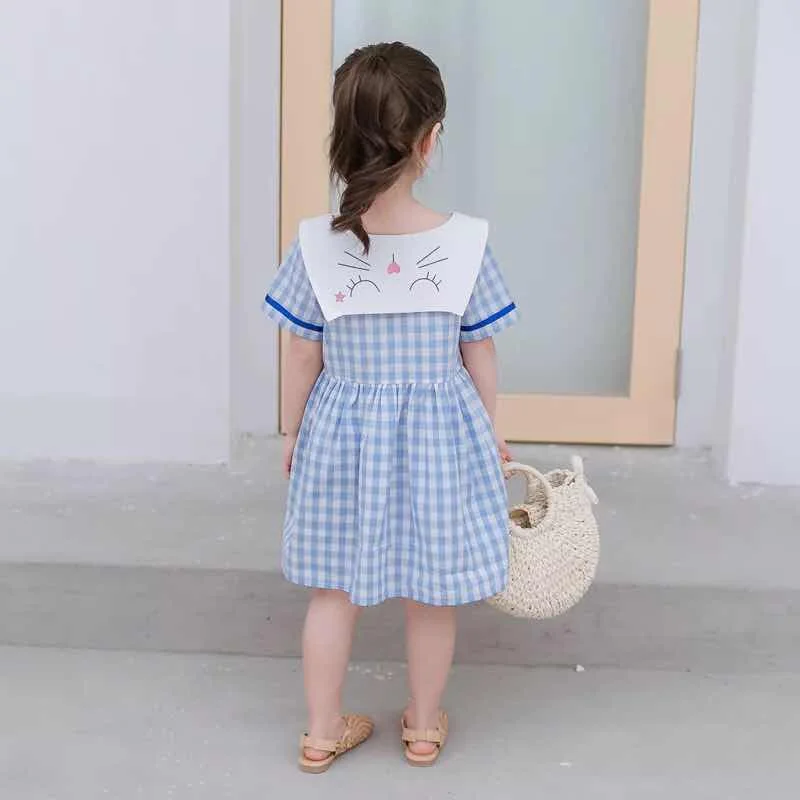 Girl's printed dress 2019 summer children's clothing new Korean version | Детская одежда и обувь