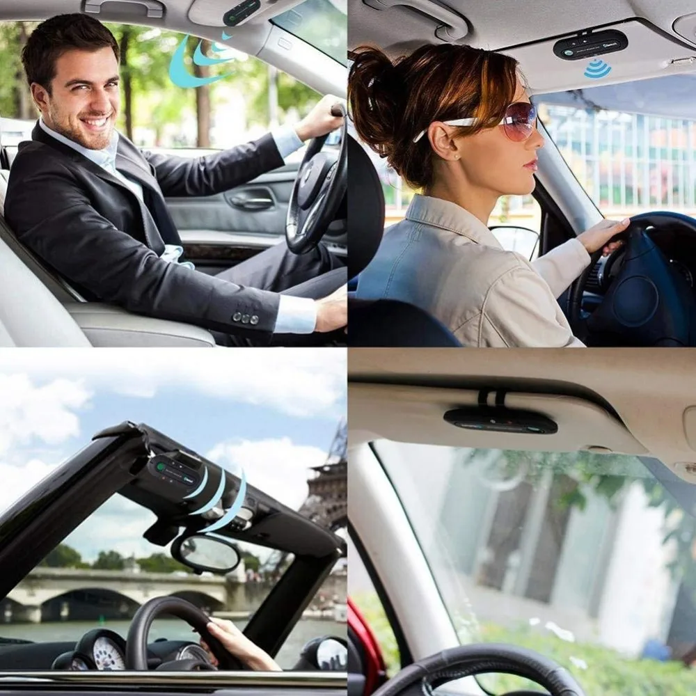 Автомобильный Bluetooth музыкальный аудиоприемник с двойным USB зарядным устройством