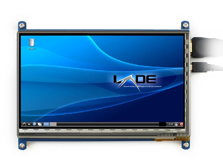 7 дюймов Raspberry pi сенсорный экран 800*480 7 дюймов емкостный сенсорный экран ЖК-дисплей, интерфейс HDMI поддерживает различные системы для arduino
