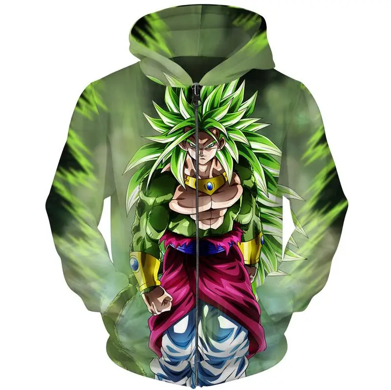 Cloudstyle Dragon Ball Super DBZ Movie толстовки на молнии для мужчин и женщин 3D Толстовка Ainme Goku пуловеры с принтом Мужская толстовка на молнии - Цвет: 8