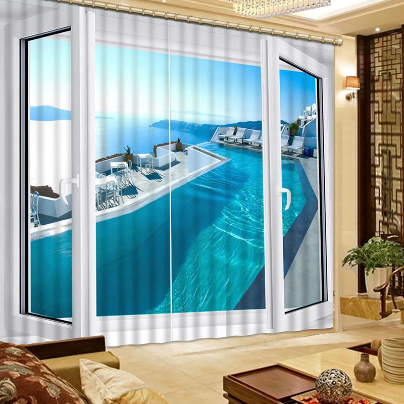 Высокое качество 3D печать занавески красивое разнообразие реалистичные HD