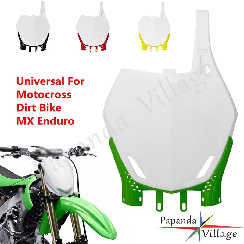 Передняя номерная табличка Motocross MX Enduro для Honda Yamaha Kawasaki SX SXF XCF 125 250 350 450 KX450F KX250F