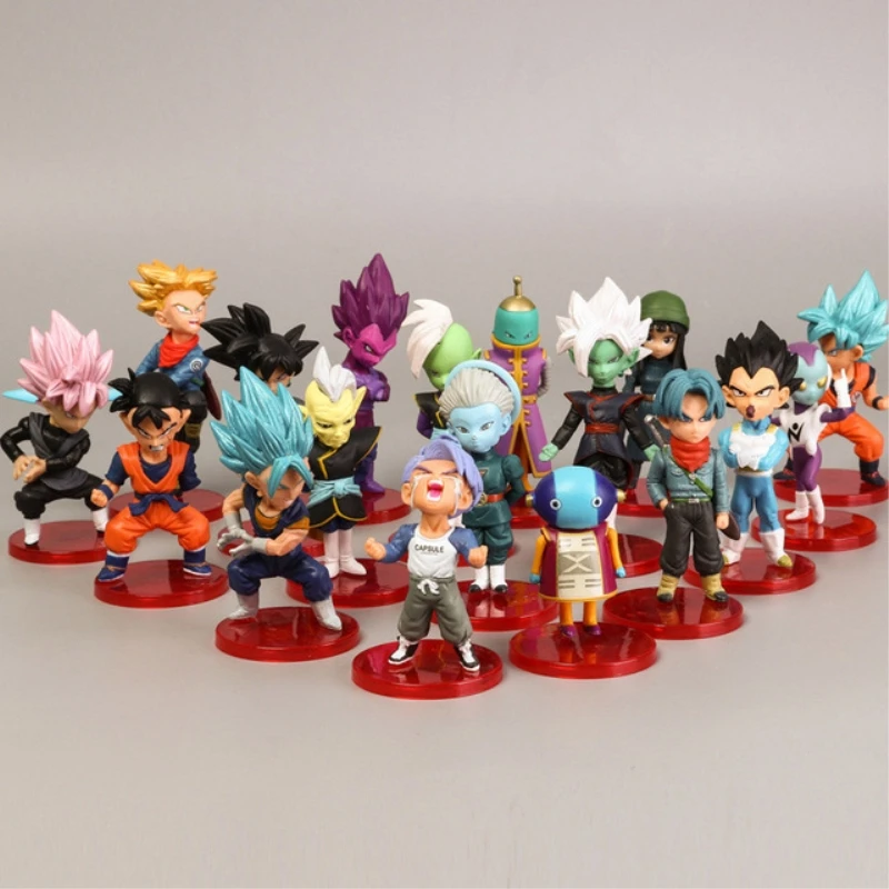 18 шт. Супер Марио Pvc Амин Figma мини Dragon Ball с рисунком из аниме «Драконий жемчуг зет» Golden Frieza большое Вегета мужские шорты для купания Zamasu APE Виниловая фигурка Коллекционная модель игрушка