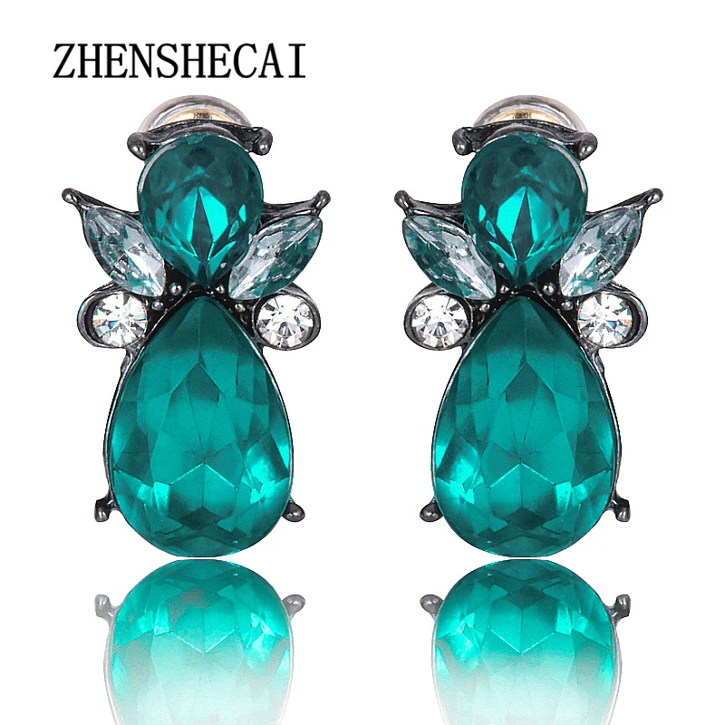 Классические Кристальные серьги с ангелами для женщин вечеринок высокое