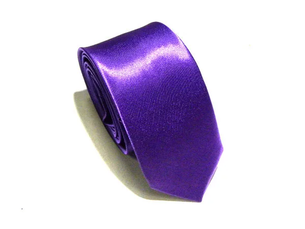 Medium purple 10 шт./лот, мужской тонкий галстук, Одноцветный галстук, узкий галстук из полиэстера, ширина 5 см, 34 Цвета, королевский синий, золотой, вечерние, официальные Галстуки - Цвет: Medium purple