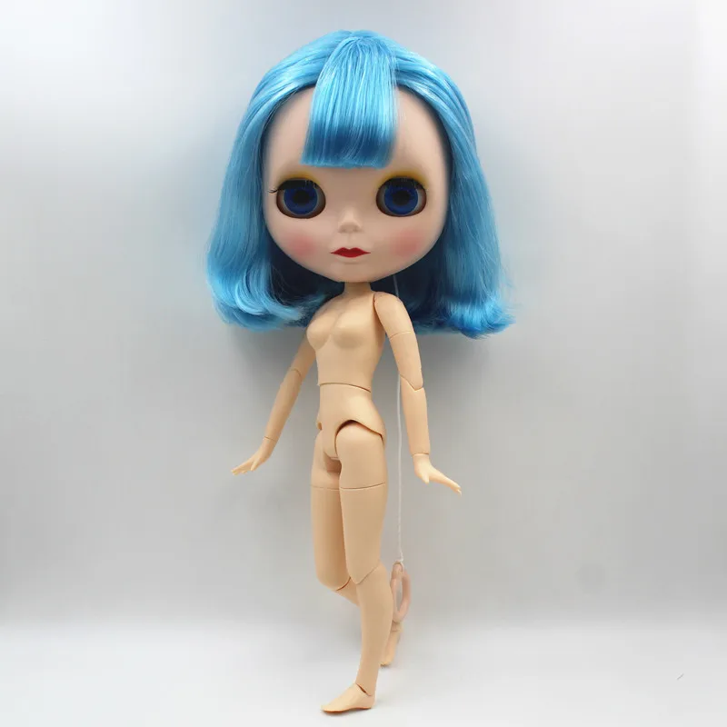 Blygirl Blyth кукла небесно-голубая челка короткие волосы новая 19 суставов матовый