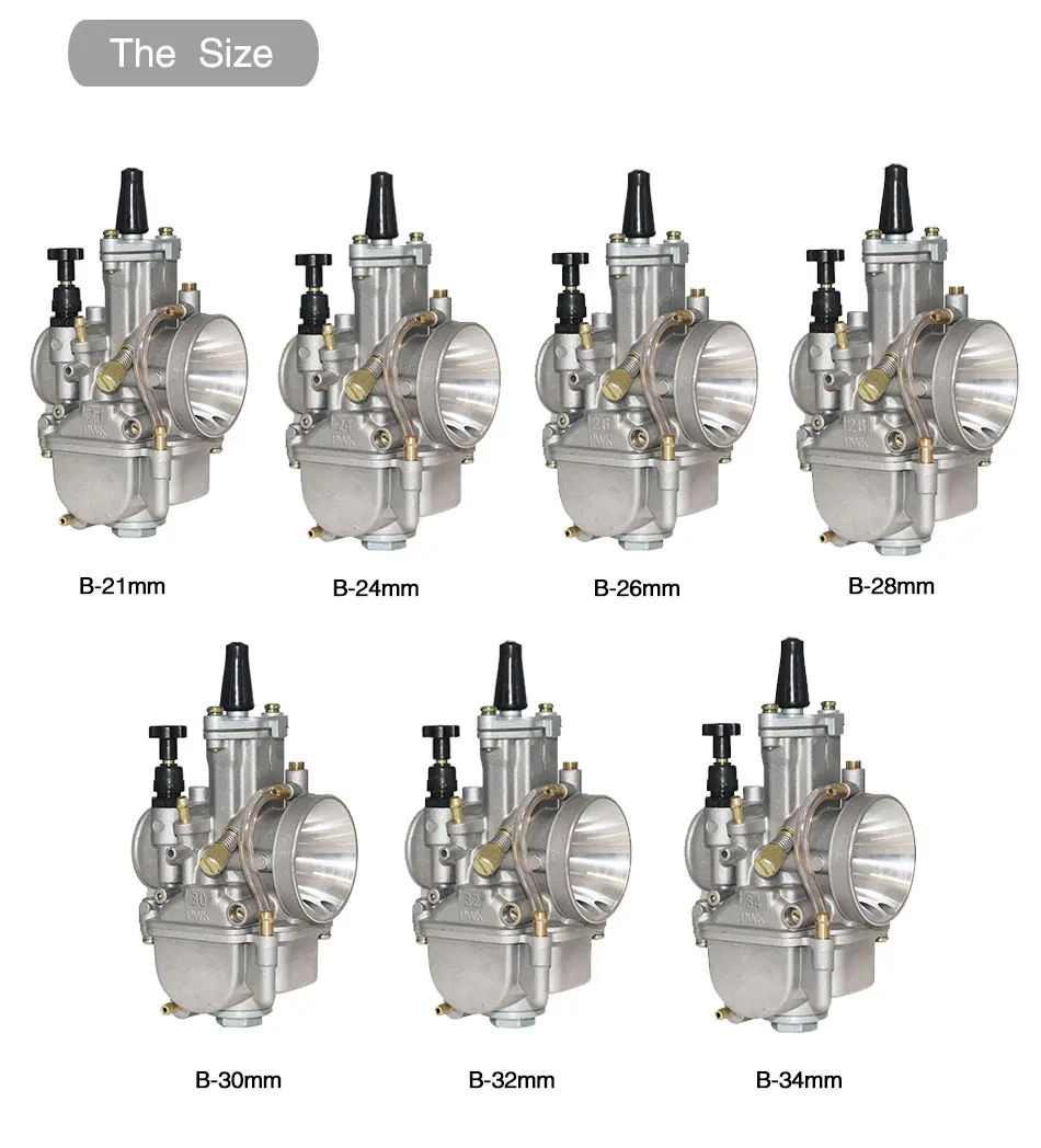 Alconstar-21 24 26 28 30 32 34 мм PWK мотоцикл карбюратор для Keihi Mikuni Koso для Suzuki для Yamaha для Honda ATV power Jet