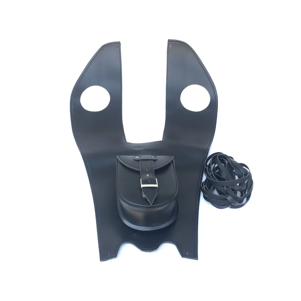 Кожаная панель для бака с мешочком Harley Softail Fatboy HERITAGE DELUXE кожаный чехол Pad Chap Bib |