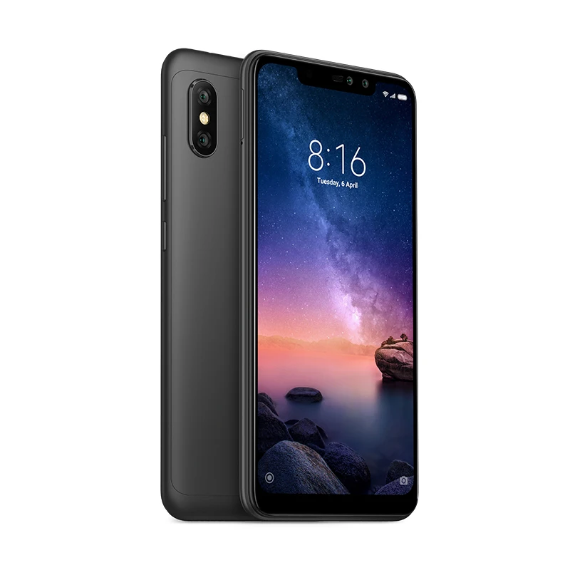 Глобальная версия Xiaomi Redmi Note 6 Pro 4 Гб 64 мобильный телефон Snapdragon 636 Octa Core 20MP + 2MP