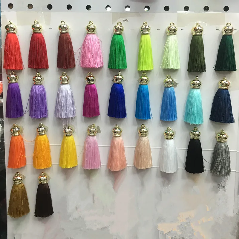 2 шт./лот 7 см высококачественные шелковые кисточки/кисточки для ювелирных