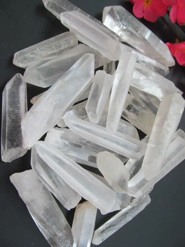 Прозрачный натуральный лемуриан семена кварца кристалла AA ++ образец 100 г/лот | Дом