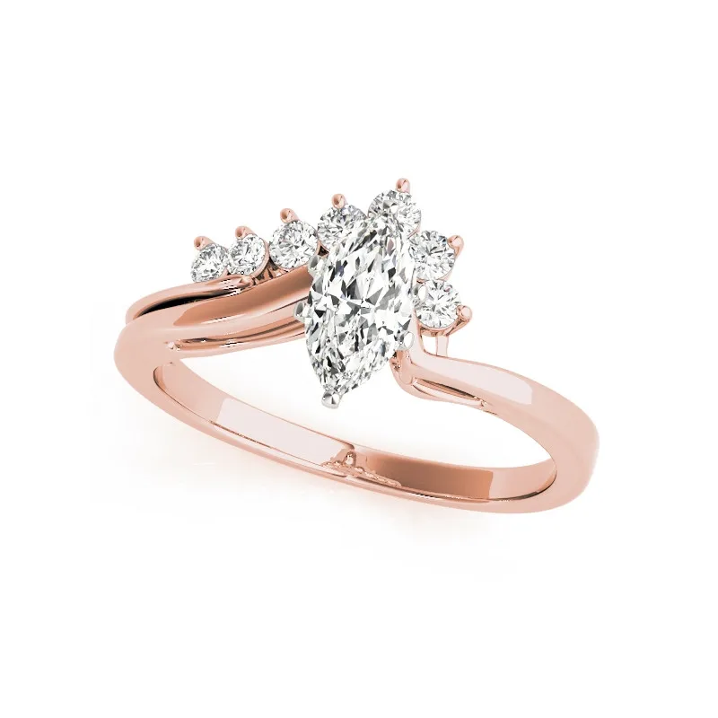

ANZIW 925 Sterling Silver Women Wedding Ring Sets White Gold Yellow Gold Rose Gold Color 0.8ct Marquise Lover Aniversary Ring