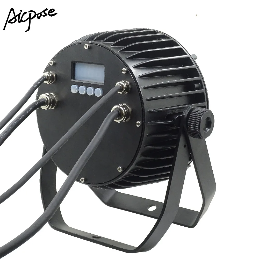 

4pcs/lots Led Par Light 9*10W RGBW 4 in 1 Outdoor Waterproof Stage Light IP65 Waterproof 9x10w Led Par 64 With DMX512 Control