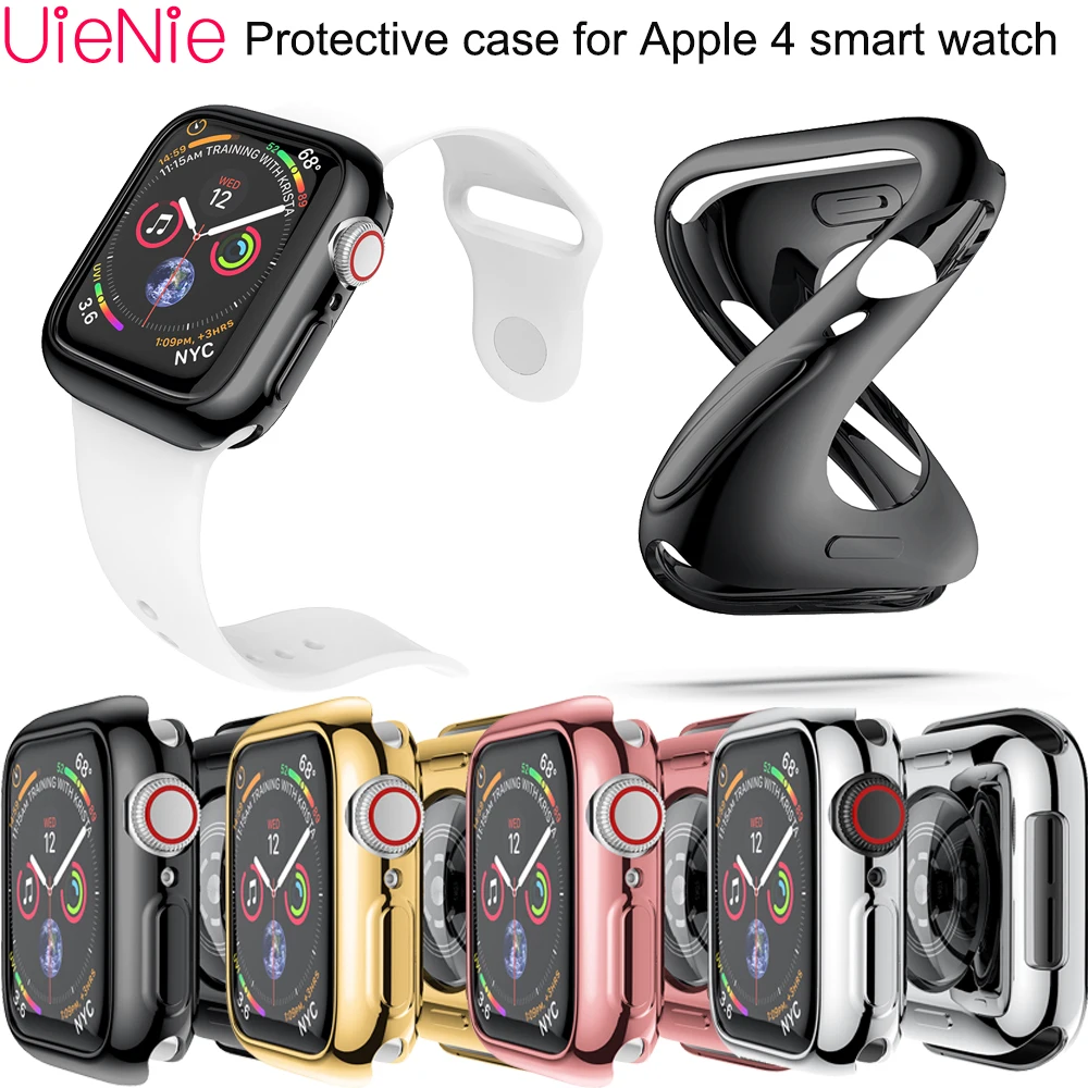 Мягкий силиконовый чехол для Apple watch 4 шириной 40/44 мм|Ремешки часов| |