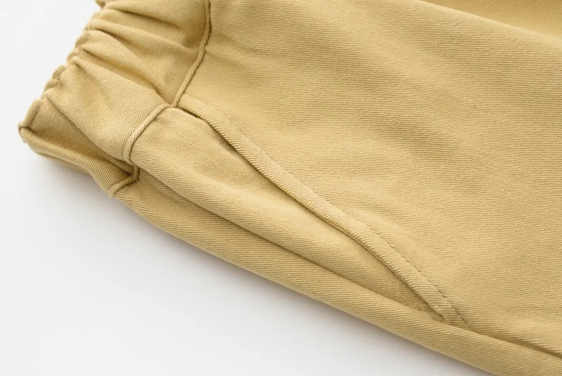 Khaki Kids For Boys Pants Cotton Polyester Middle Casual Trousers Shorts Boy KP-1819 |