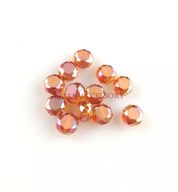 Wine Red 350PCS China Top AAA quality Crystal Loose Spacer Beads 8MM Facted Glass Rondelles | Украшения и аксессуары