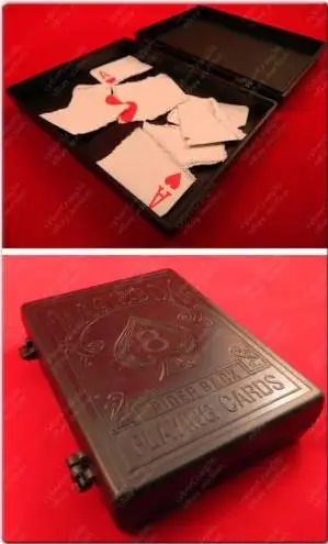 

Miracle Card Case - By Royal Magic - Cards Vanish,Appear,Change and Restore,Magic Tricks,Magia Toys