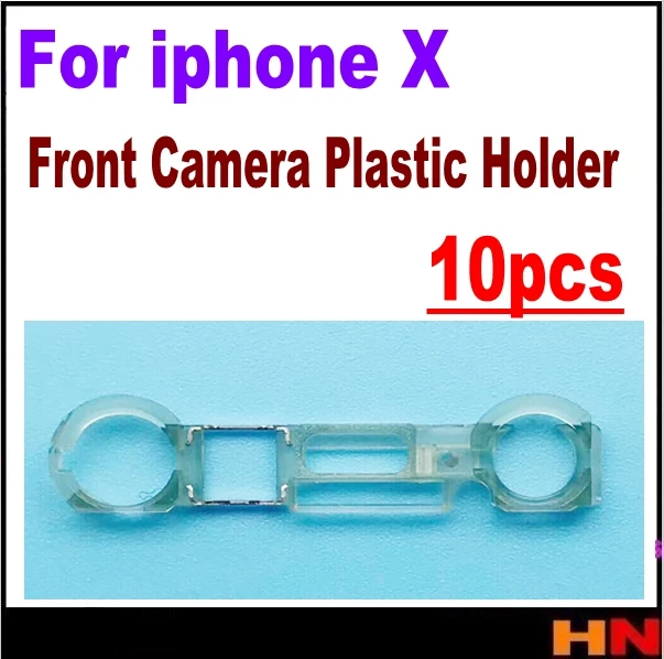 10 шт. запасная часть Лицевая панель камеры для iPhone X Передняя камера пластиковый