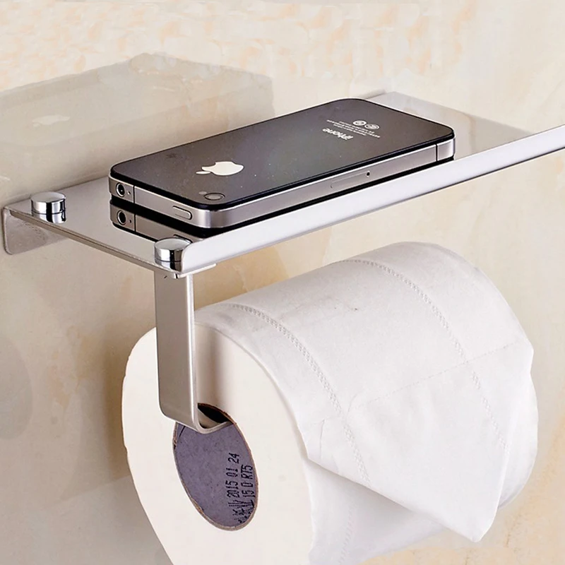 Лаконичный настенный держатель для туалетной бумаги ванной комнаты 4S
