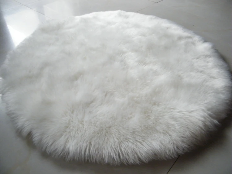 Мягкий чехол для стула из искусственной овечьей кожи теплый пушистый коврик