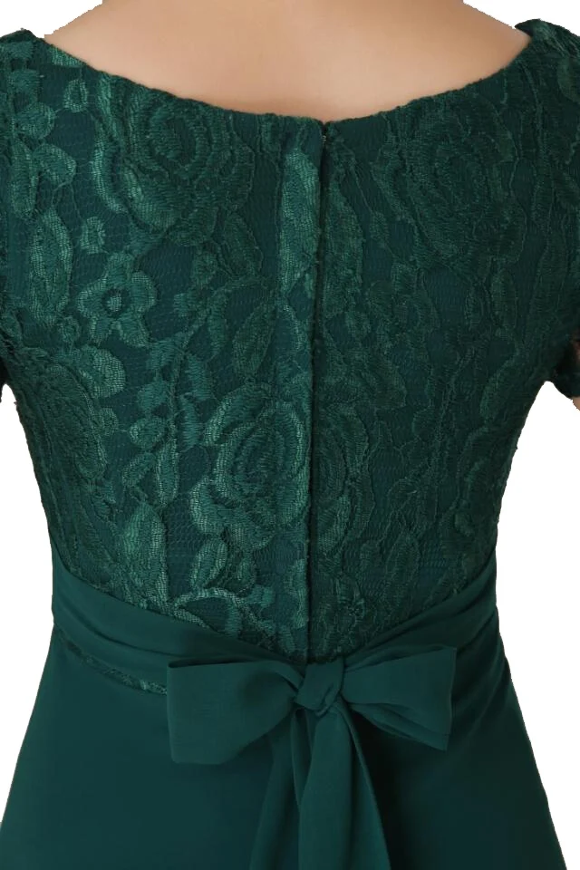 2020 new emerald green vestido de vestidos longos festas long dresses for modest chiffon prom dress with sleeves H2778 | Свадьбы и