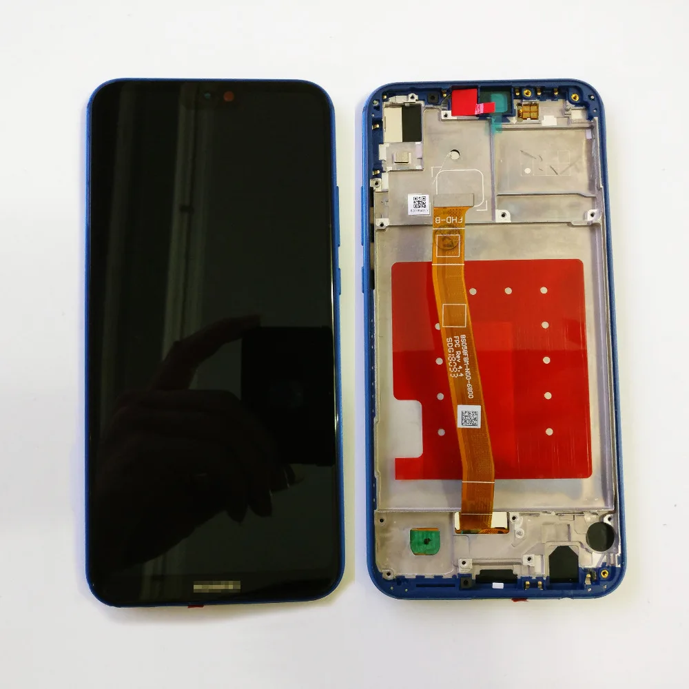 100% протестированный 5 84 дюймовый черный/синий/розовый для Huawei P20 lite / Nova 3e ЖК дисплей с сенсорным экраном