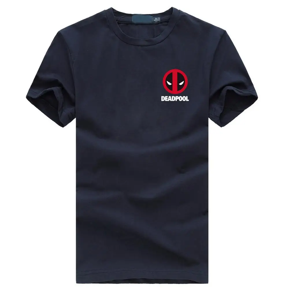 2017 новая мода повседневная топы бренд дэдпул уличная коротким рукавом футболки
