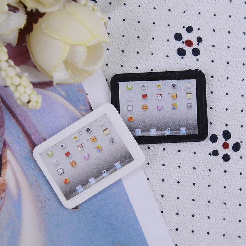 

2020 Sale 1:12 Scale Laptop Computer Toy Dollhouse Miniature Toy Doll Food Kitchen Living Room Decoration Accessories