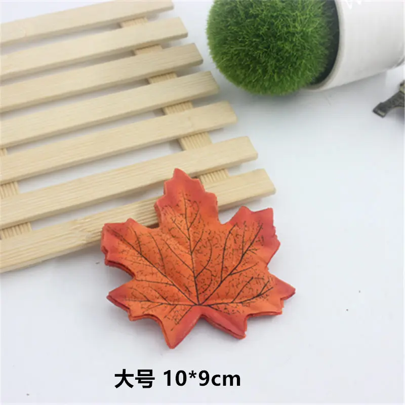 50 шт. искусственные цветы для украшения сцены 9 см|maple leaf|leaf leavesartificial silk flowers |