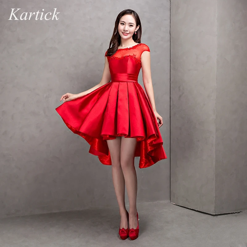 New Bridesmaid Dresses Glamorous Backless Bride Gown Short Front Long Back Ball Prom Party Homecoming/Graduation Formal Dress | Свадьбы и