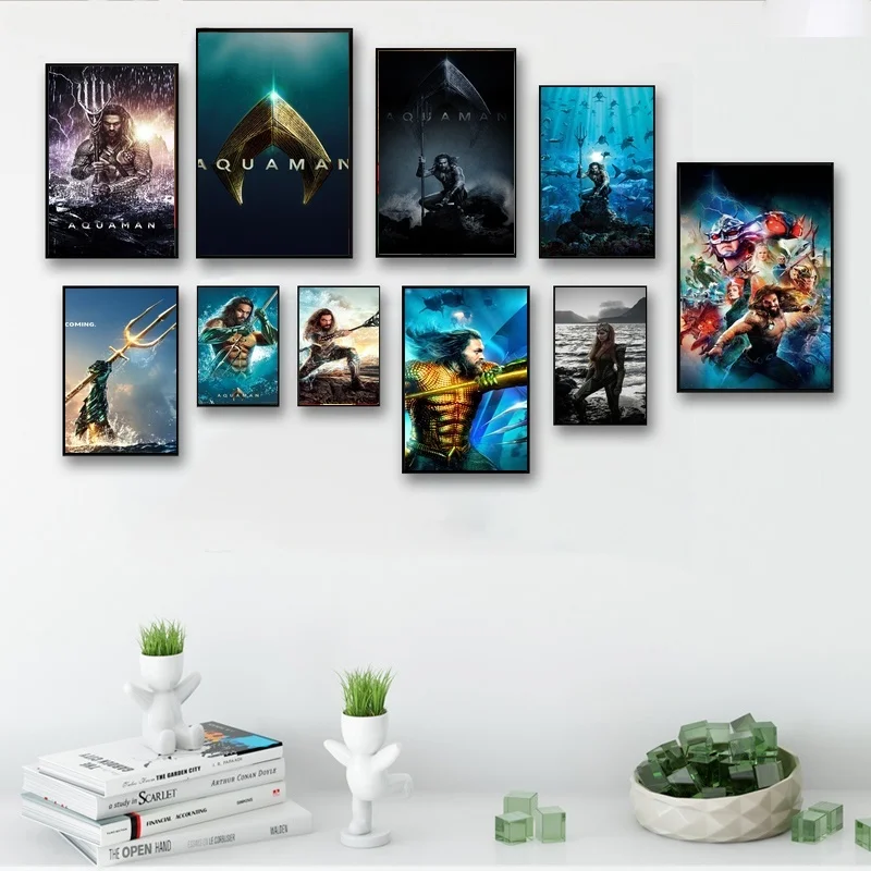 Джейсон момомоа янтарь услышал фильм Холст плакат художественная настенная