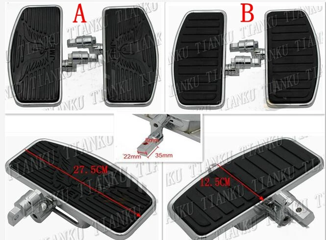 Передние Подножки для мотоцикла Honda Shadow Spirit Saber Aero ACE Steed VLX 400 600 1100 DLX VTX1300 1800