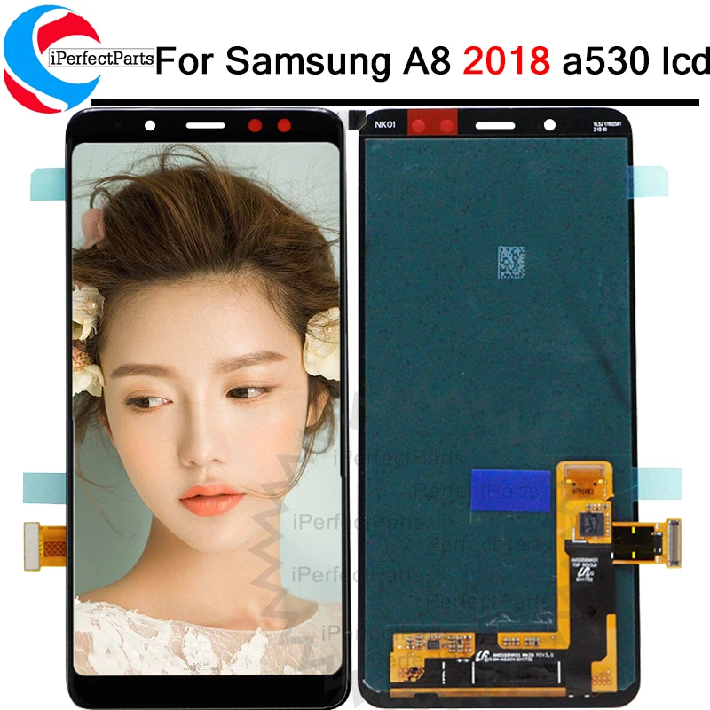 100% Протестировано для Samsung Galaxy A8 2018 A530 A530F A530DS A530N SM ЖК кодирующий преобразователь