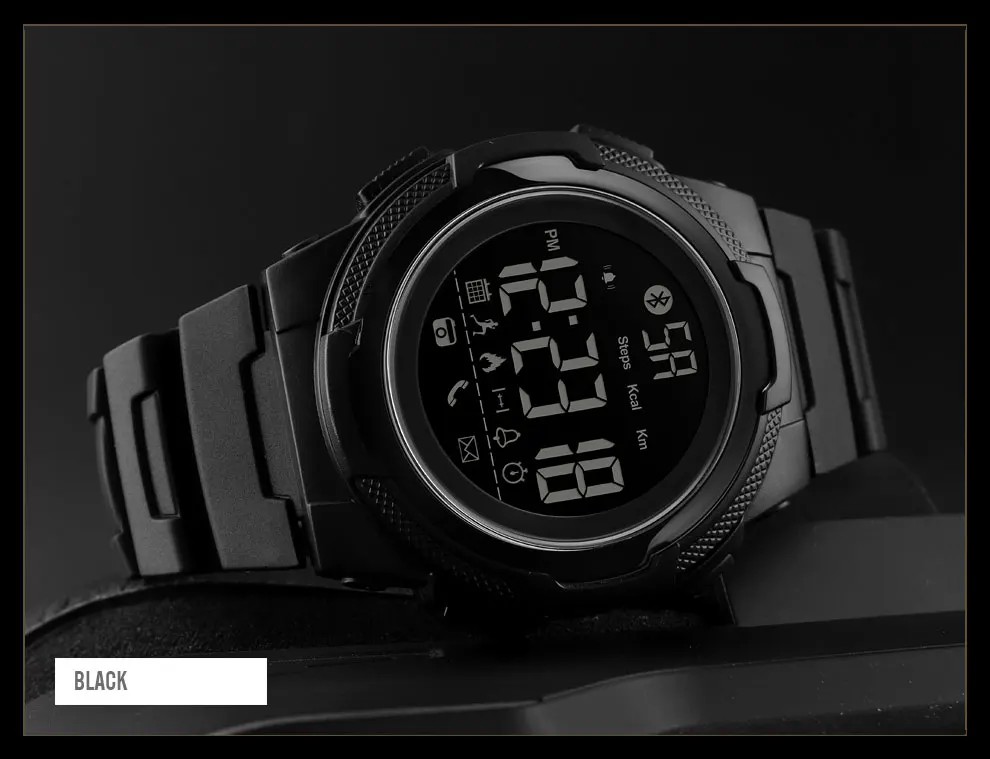 SKMEI, новинка, мужские спортивные часы, Bluetooth, Смарт, цифровые часы, мужские, s, топ, люксовый бренд, водонепроницаемые часы, Relogio Masculino 1440