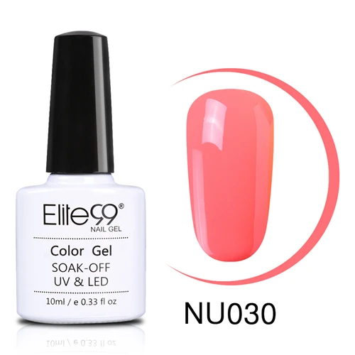 NU030 Elite99 Гель-лак УФ светодиодный телесный цвет серия УФ гель основа верхнее покрытие УФ лампа дизайн ногтей Горячая лак для ногтей - Цвет: NU030