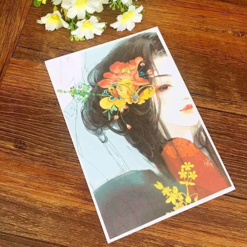 50 шт./лот маленькая свежая и Красивая Ретро открытка со старым мультяшным