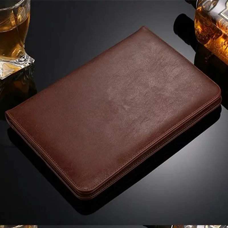 Коричневый Чехол Hmsunrise для ipad air, роскошный кожаный чехол для Apple ipad air 2, чехол для планшета, для ipad air 1, с функцией автоматического пробуждения/сна, 9,7 дюймов - Цвет: Коричневый